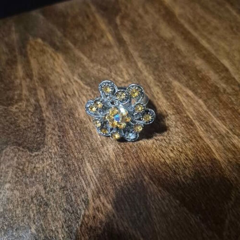Vintage Adjustable Cocktail Ring
